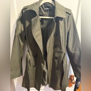 Express Women's Khaki Trench Coat